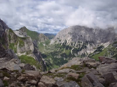 Valentin Alm Am Plckenpass in den Karnischen Alpen