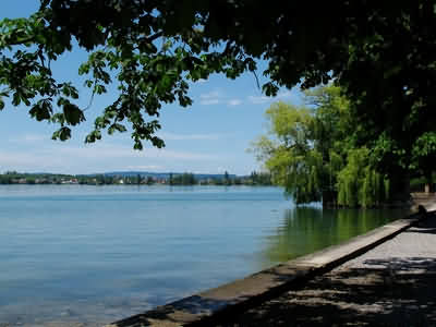 Bodensee: Uferweg in Ermatingen