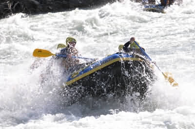 Rafting in den Alpen