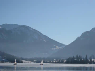 Eissegler auf dem Schliersee